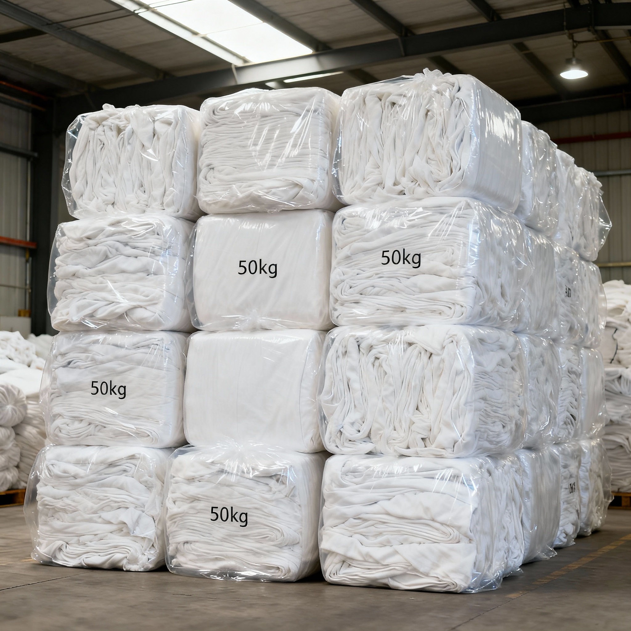 White Cleaning Rags - Export Quality Rags